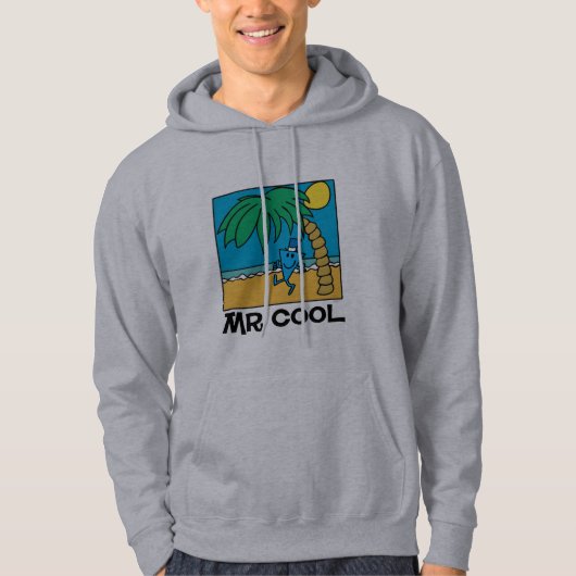 Strandplezier met Mr Cool Hoodie (Voorkant)