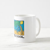 Strandplezier met Mr Cool Koffiemok (Voorkant rechts)