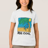 Strandplezier met Mr Cool Tri-Blend Shirt (Voorkant)