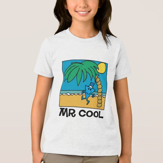Strandplezier met Mr Cool Tri-Blend Shirt (Voorkant)