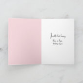 Strandpot met roze petunia's kaart (Binnen)