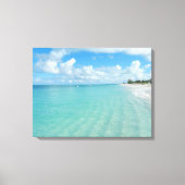 Strandprint - Grace Bay Beach Canvas Afdruk (Voorkant)