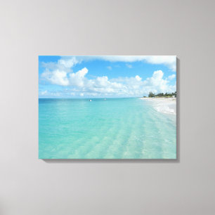Strandprint - Grace Bay Beach Canvas Afdruk
