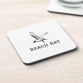 Strandrat - Funny Seagull Beach Theme Onderzetter (Linkerzijde)