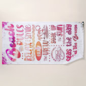 Strandregels Handdoek – Grappig & Praktisch (Voorkant)