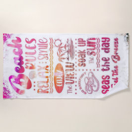 Strandregels Handdoek – Grappig & Praktisch