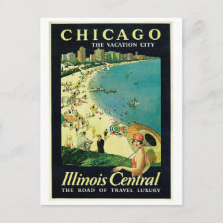  strandreis 1920 in Chicago Briefkaart
