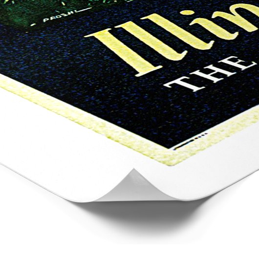 strandreis 1920 in Chicago Poster (Hoek)