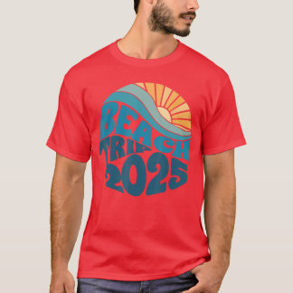 Strandreis 2025 Strand Matching Familie Zomer Vaca T-shirt