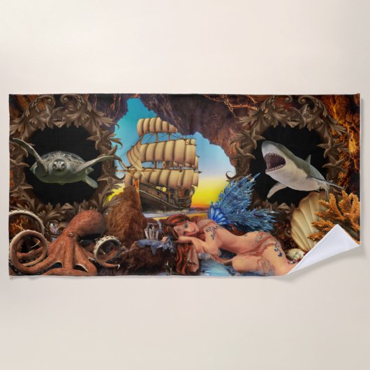  strandreis strandlaken (Voorkant)