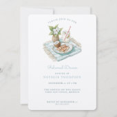 Strandrepetitiediner | winterhuwelijk kaart (Voorkant)