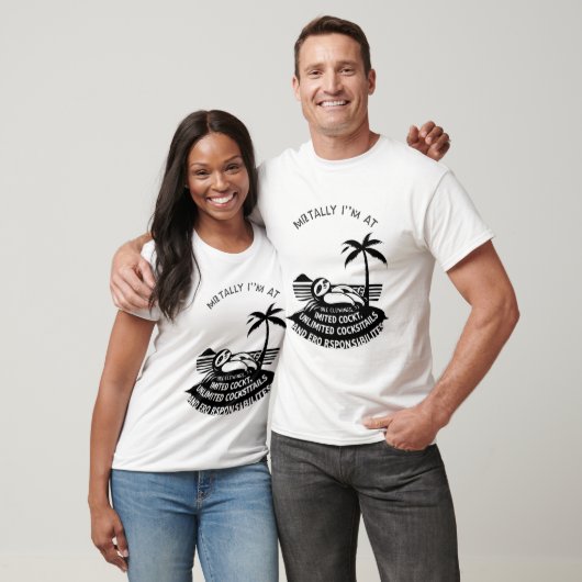 Strandretro T-shirt | Luiaard & zonsondergang ontw (Unisex)