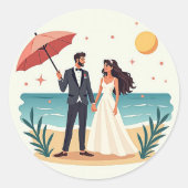 Strandromance Sticker (Voorkant)