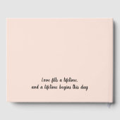 Strandromantiek: Elegant strand Gastenboek (Achterkant)