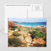 strandrotsen briefkaart (Voorkant / Achterkant)