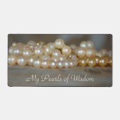  Strands of Pearls of Wisdom Photographic Bureaumat (Voorkant)