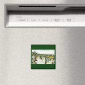 Strandscène, Asbury Park, New Jersey Magneet (Insitu (Vaatwasser))