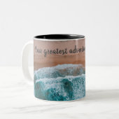 Strandscène grootste avontuur, Mok (Voorkant links)