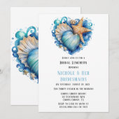 Strandscène Starfish bruids lunch Kaart (Voorkant / Achterkant)