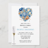 Strandscène Zeester Brunch & Bubbly Kaart (Voorkant)