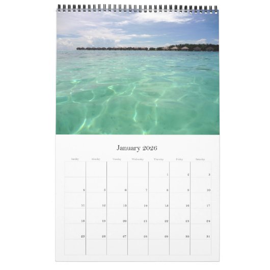 strandscènes kalender (Jan 2026)