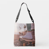 strandschaatsen crossbody tas (Achterkant)