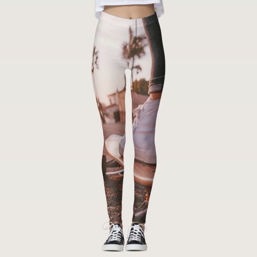 strandschaatsen leggings (Voorkant)