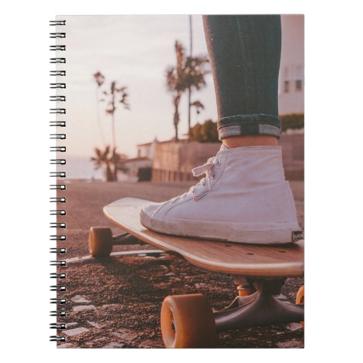 strandschaatsen notitieboek (Voorkant)