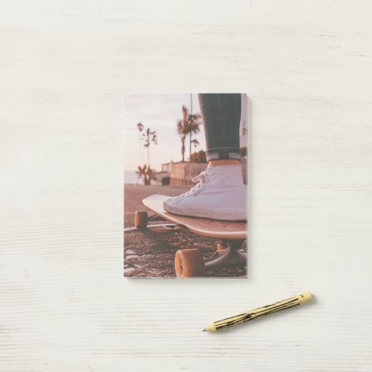 strandschaatsen post-it® notes (Op bureau)