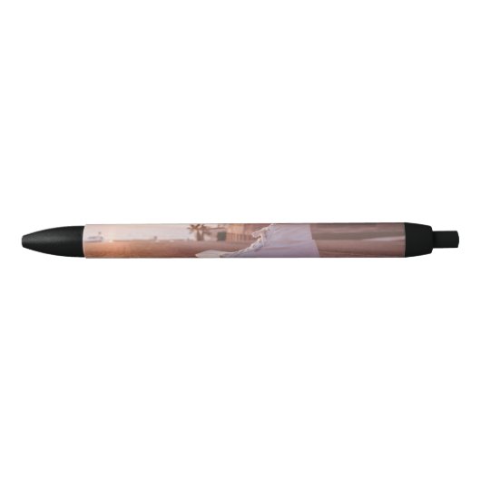 strandschaatsen zwarte inkt pen (Voorkant)