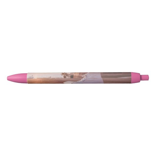 strandschaatsen zwarte inkt pen (Voorkant)