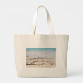 Strandschaduw II Grote Tote Bag (Achterkant)