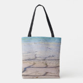 strandschaduwen tote bag (Achterkant)