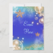  strandschalen elegante bruiloft kaart (Voorkant)