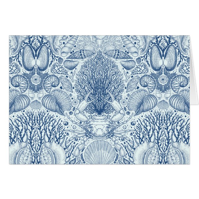 Strandschatten in blauw (Voorkant Horizontaal)