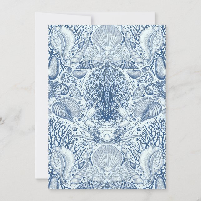 Strandschatten in blauw (Voorkant)