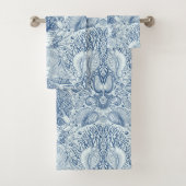 Strandschatten in blauw bad handdoek (Insitu)