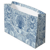 Strandschatten in blauw groot cadeauzakje (Achterkant Gekanteld)