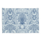 Strandschatten in blauw kussensloop (Achterkant-Rechts)