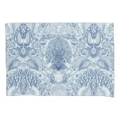 Strandschatten in blauw kussensloop (Voorkant-Links)