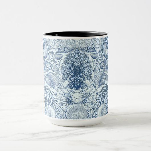 Strandschatten in blauw mok (Midden)