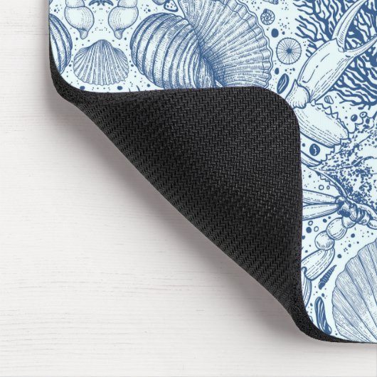 Strandschatten in blauw muismat (Hoek)