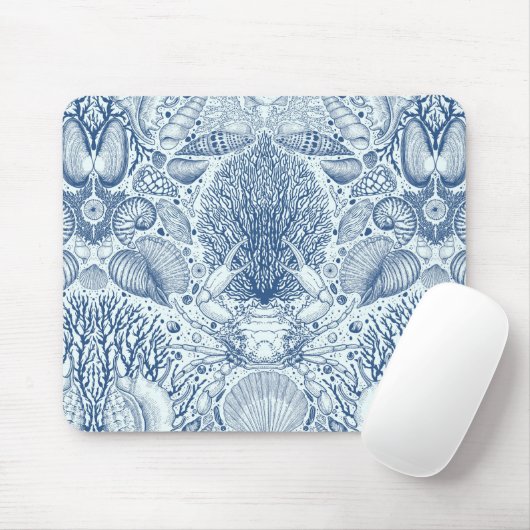 Strandschatten in blauw muismat (Met muis)