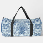 Strandschatten in blauw plunjezak (Voorkant)