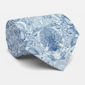 Strandschatten in blauw stropdas (Opgerold)