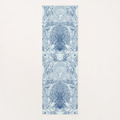 Strandschatten in blauw yogamat (Voorkant)