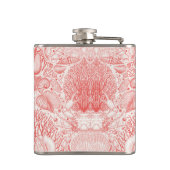 Strandschatten in koraalrood heupfles (Achterkant)