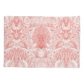 Strandschatten in koraalrood kussensloop (Achterkant-Links)