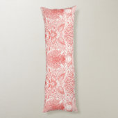 Strandschatten in koraalrood lichaamskussen (Achterkant (Verticaal))