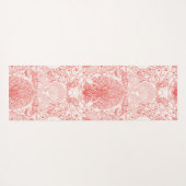 Strandschatten in koraalrood yogamat (Achterkant (horizontaal))